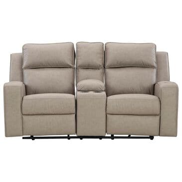 Ashley Lavenhorne Manual Loveseat in Pebble, , large