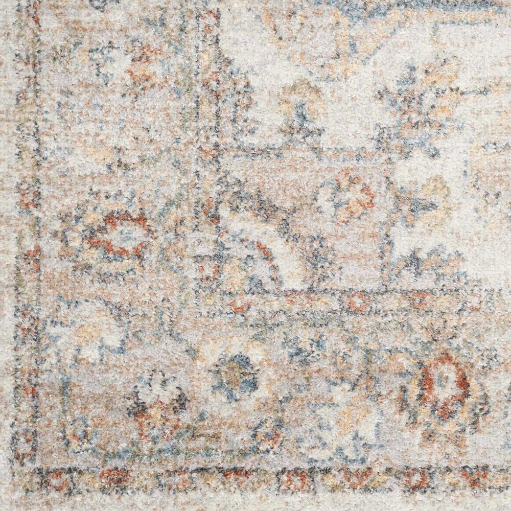 Nourison Astra Machine Washable ASW12 6&#39;7&quot; x 9&#39; Grey and Multicolor Area Rug, , large