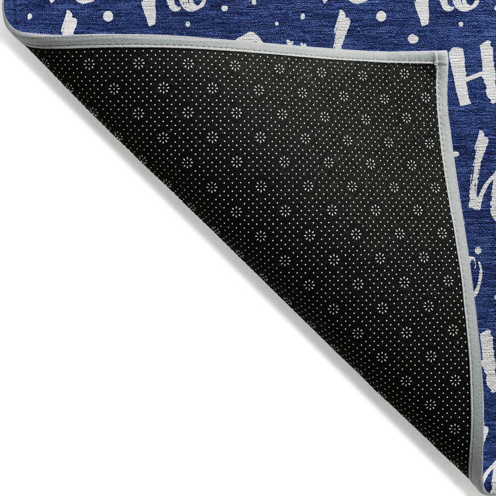Dalyn Rug Company Wonderland WN22 2&#39;3&quot; x 7&#39;6&quot; Navy Indoor/Outdoor Runner, , large