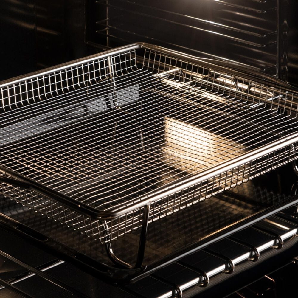 Bertazzoni Heritage Series 36" Dual Fuel Range with 6 Brass Burner in Stainless Steel and Gold, , large