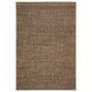Dalyn Rug Company Abruzzo 3"6" x 5"6" Chocolate Area Rug, , large