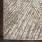 Nourison Metallic 12" x 15" Grey Mocha and Gold Area Rug, , large