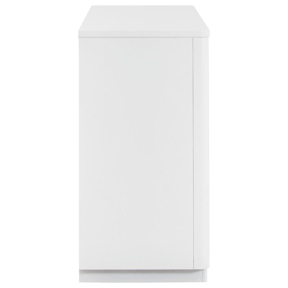 Millenium Chalanna 5-Piece Queen Bedroom Set in White Lacquer, , large