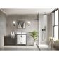 Lexora Home Ziva 30" Single Bathroom Vanity in White with 2 cm White Cultured Marble Top and Rectangular Sink, , large