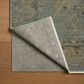 Loloi Briar Aqua and Olive 7"10" Round Area Rug, , large