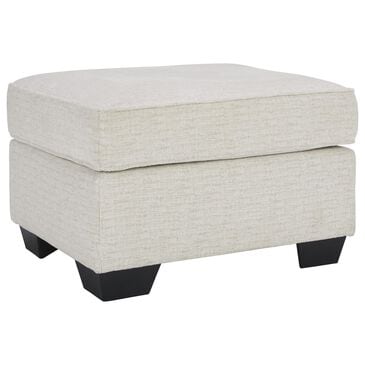 Ashley Cashton Ottoman in Snow, , large