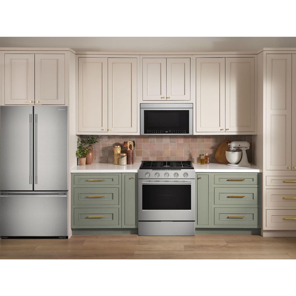 KitchenAid 5 Cu. Ft. Smart Slide-in Gas Range in Fingerprint Resistant Stainless Steel, , large