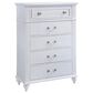 Mayberry Hill Alana 5-Piece Twin Bedroom Set in White Lacquer, , large