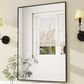 HOMLUX 24" x 36" Wall Mount Rectangular Decorative Mirror in Black, , large