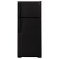 GE Appliances 18 Cu. Ft. 28" Top Freezer Refrigerator in Black, , large