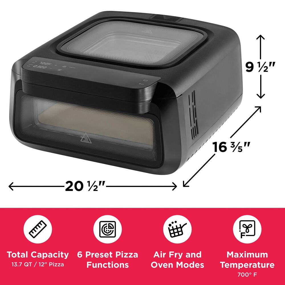 Frigidaire Indoor Pizza Oven &amp; Air Fryer, , large