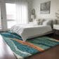 Dalyn Rug Company Lorenzo LN4 Teal 5" x 7"6" Area Rug, , large