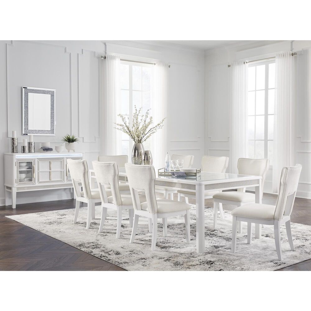 Ashley Chalanna Dining Chair Set of 2 in White, , large