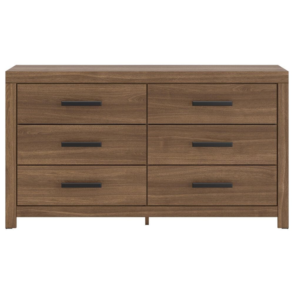 Ashley Broachmyn Queen Bed with Dresser and Nightstand in Warm Auburn, , large