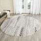Safavieh Retro RET2136-1180 4" Round Cream and Grey Area Rug, , large