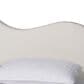Baxton Studio Dalton Queen Upholstered Platform Bed in Cream, , large