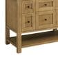 James Martin Vanities Breckenridge 72" Double Bathroom Vanity in Light Natural Oak with 3 cm Lime Delight Quartz Top and Rectangular Sinks, , large