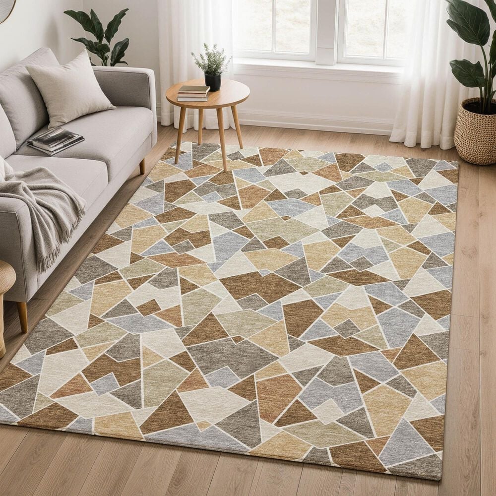 Dalyn Rug Company Kenner KN8 Chocolate 3' x 5' Area Rug, , large