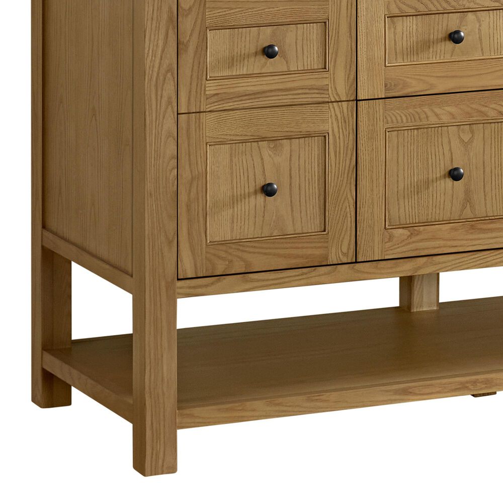 James Martin Vanities Breckenridge 60&quot; Double Bathroom Vanity Cabinet in Light Natural Oak, , large