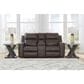 Ashley Lavenhorne Manual Loveseat in Granite, , large