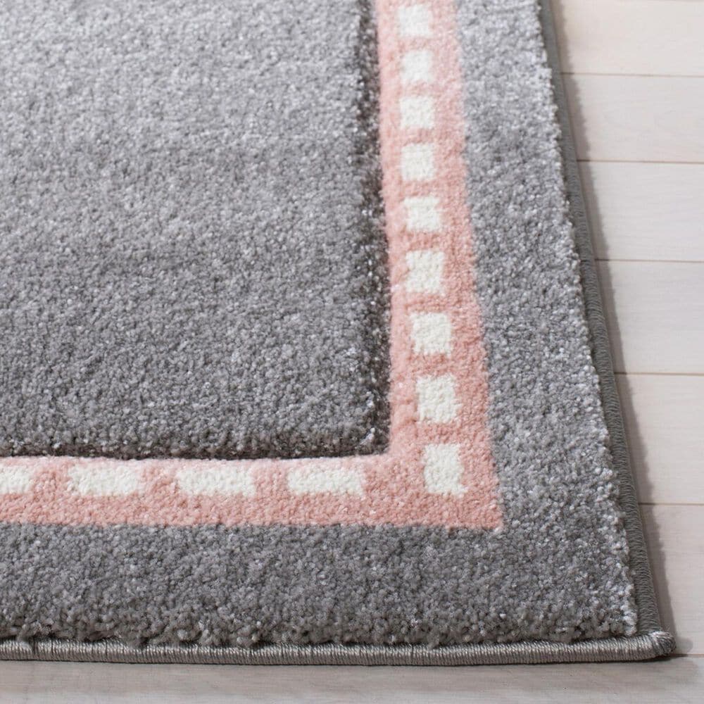 Safavieh Carousel CRK166 5&#39;3&quot; x 7&#39;6&quot; Grey and Ivory Kids  Area  Rug, , large