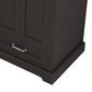 Lexora Home Dukes 60" Double Bathroom Vanity in Espresso with 2 cm White Quartz Top and Rectangular Sinks, , large