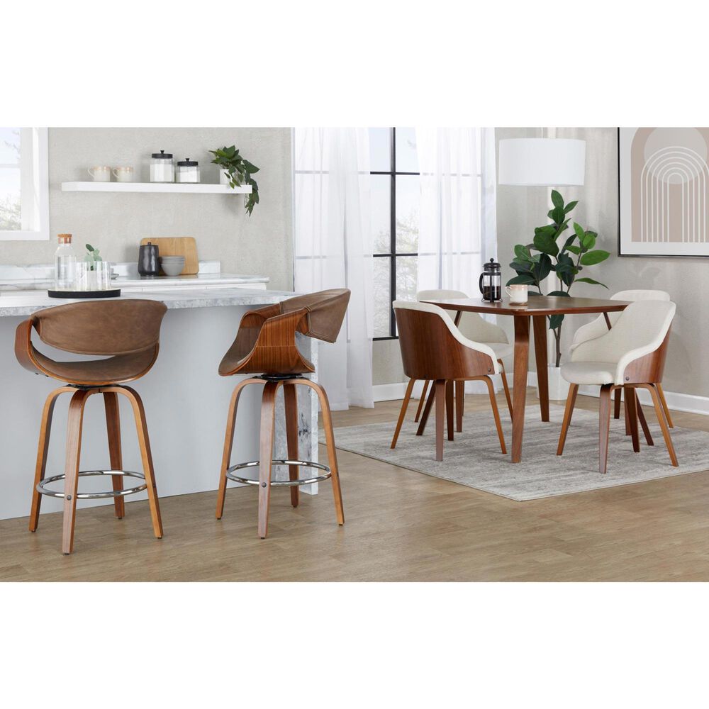 LumiSource Bacci Accent Chair in Cream, , large