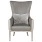 Hooker Furniture Kyndall Leather Club Chair in Grey, , large