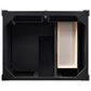 James Martin Vanities Brittany 30" Single Bathroom Vanity in Black Onyx with 3 cm Lime Delight Quartz Top and Rectangular Sink, , large