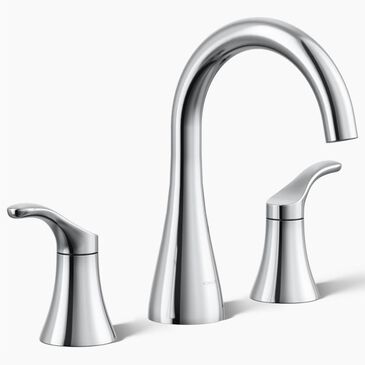 Kohler Simplice Widespread Bathroom Sink Faucet in Polished Chrome, , large