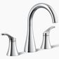 Kohler Simplice Widespread Bathroom Sink Faucet in Polished Chrome, , large