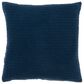 Rizzy Home 22" x 22" Down Filled Throw  Pillow in Navy, , large