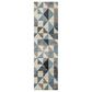 Kas Oriental Rugs Heritage Scope 2"2" x 7"11" Blue and Grey Runner, , large