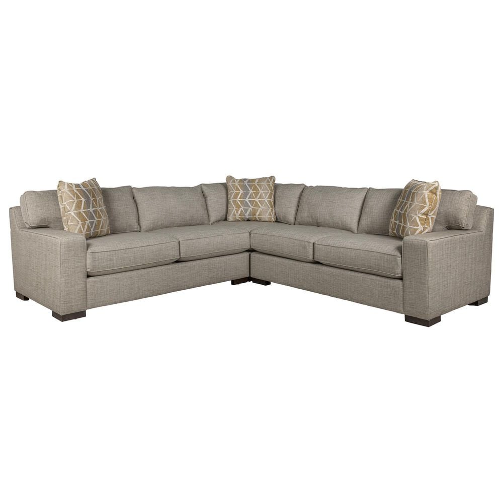 Fulton Home Tina 3-Piece Sectional in Taupe, , large