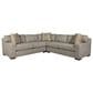 Fulton Home Tina 3-Piece Sectional in Taupe, , large