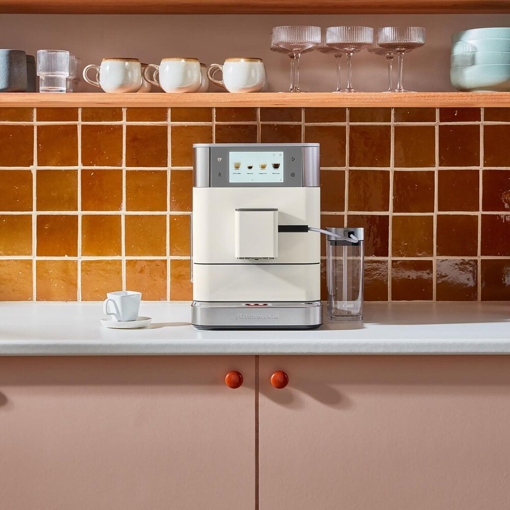 KitchenAid Full Automatic Espresso Machine in Porcelain White, , large