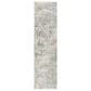 Surya Dresden DRE-2320 White, Medium Gray, Light Slate, Gray, Denim and Mustard 2"7" x 10" Runner, , large