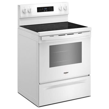 Whirlpool 5.3 Cu. Ft. Electric Range with Air Cooking Technology in White, , large