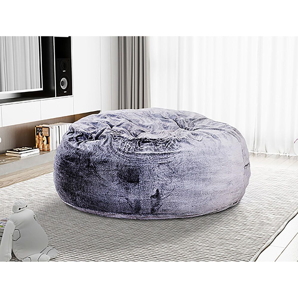 Primo International Bala Oversized Lounger Chair in Gray, , large