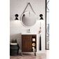 James Martin Vanities Alicante 24" Single Bathroom Vanity in Mid Century Acacia and Brushed Nickel with 5 cm White Glossy Resin Top and Rectangular Sink, , large