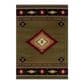 Oriental Weavers Hudson 87J 10" x 13" Green Area Rug, , large