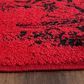 Safavieh Adirondack ADR101F-4R 4" x 4"  Red/Black Round Rug, , large