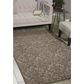 Nourison Damask DAS02 5" x 7" Grey Area Rug, , large