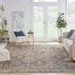 Nourison Sahar SHR01 3"11" x 5"11" Blue Area Rug, , large