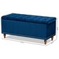 Baxton Studio Kaylee Storage Ottoman Bench in Navy Blue, , large