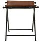 Martin Svensson Home Silla Bench with Cinnamon Brown Cushion in Black, , large