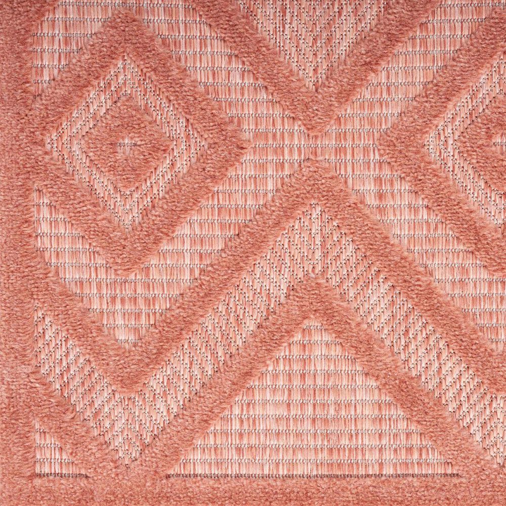 Nourison Versatile 6&#39; x 9&#39; Coral and Orange Indoor/Outdoor Area Rug, , large