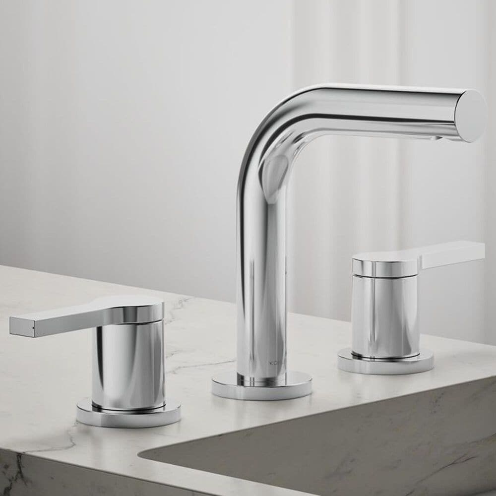 Kohler Elate Widespread Bathroom Sink Faucet in Polished Chrome, , large