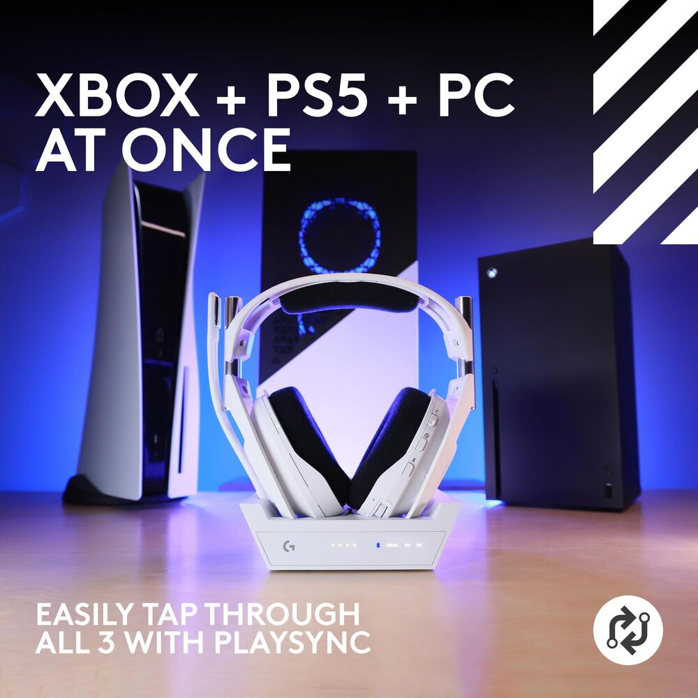 Logitech Astro A50 X LIGHTSPEED Wireless Gaming Headset and Base Station in White, , large