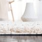 Safavieh Venus Shag VNS604B 2"2" x 14" Ivory and Dark Grey Runner, , large